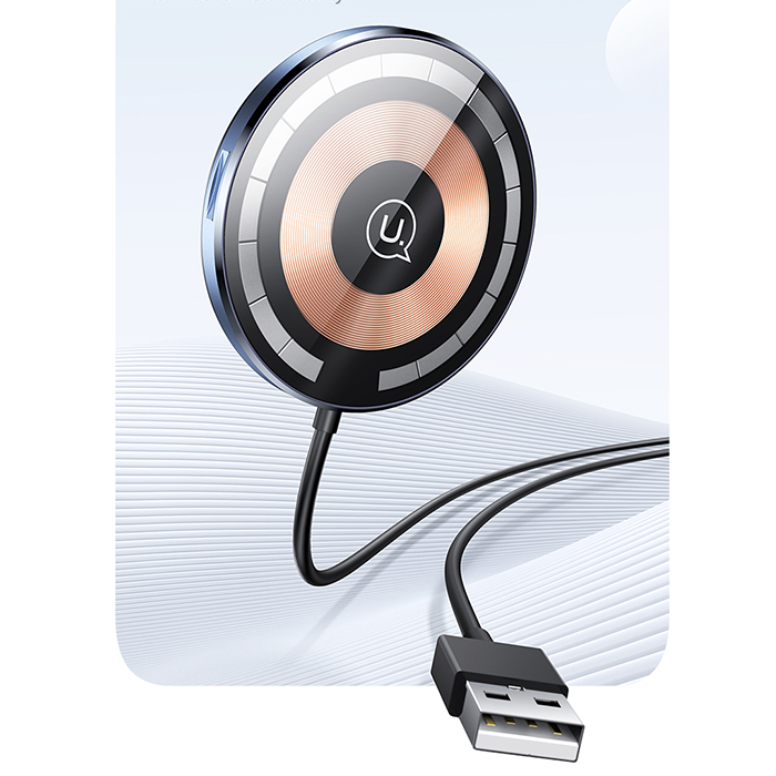پایه نگهدارنده و شارژر بی سیم گوشی موبایل یوسامز مدل CD164